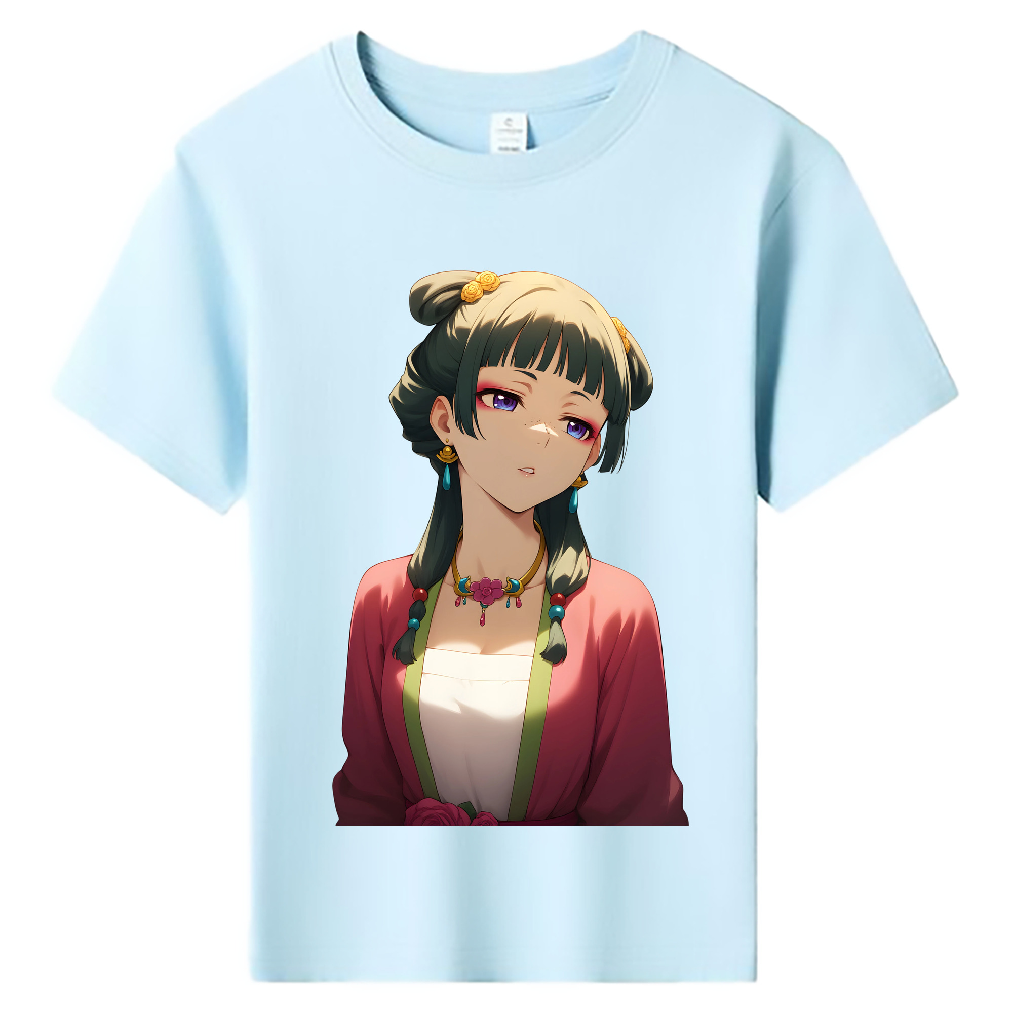 （画像用） 薬屋のひとりごと The Apothecary Diaries 綿100％キッズTシャツ（フロントプリント）